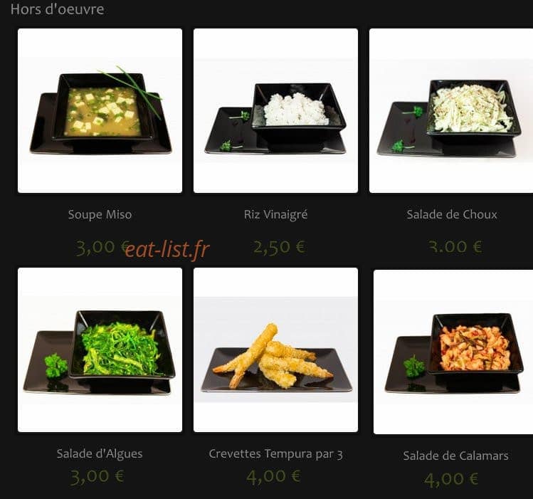We Sushi — carte page 3