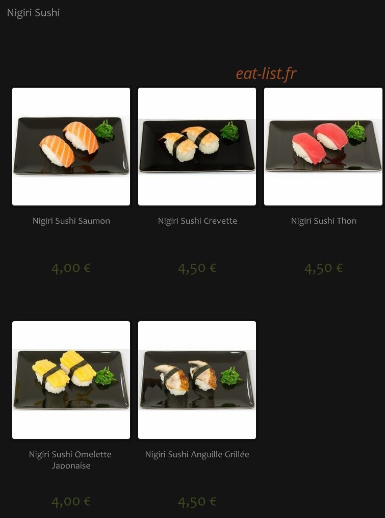 We Sushi — carte page 7