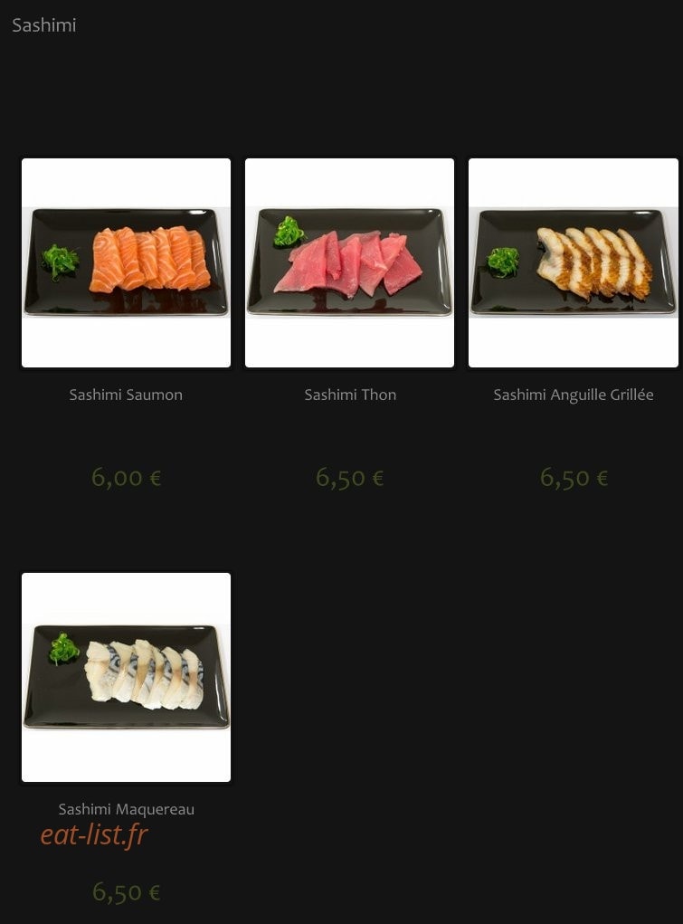We Sushi — carte page 9