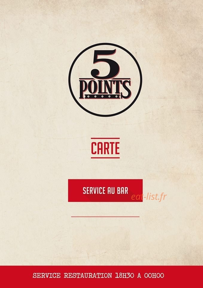 5 points — carte page 1
