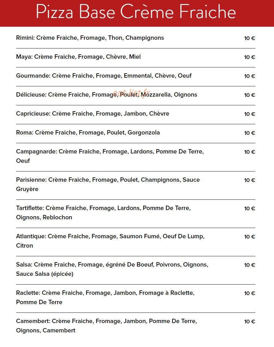 Allo tacos Allo pizza — carte page 2