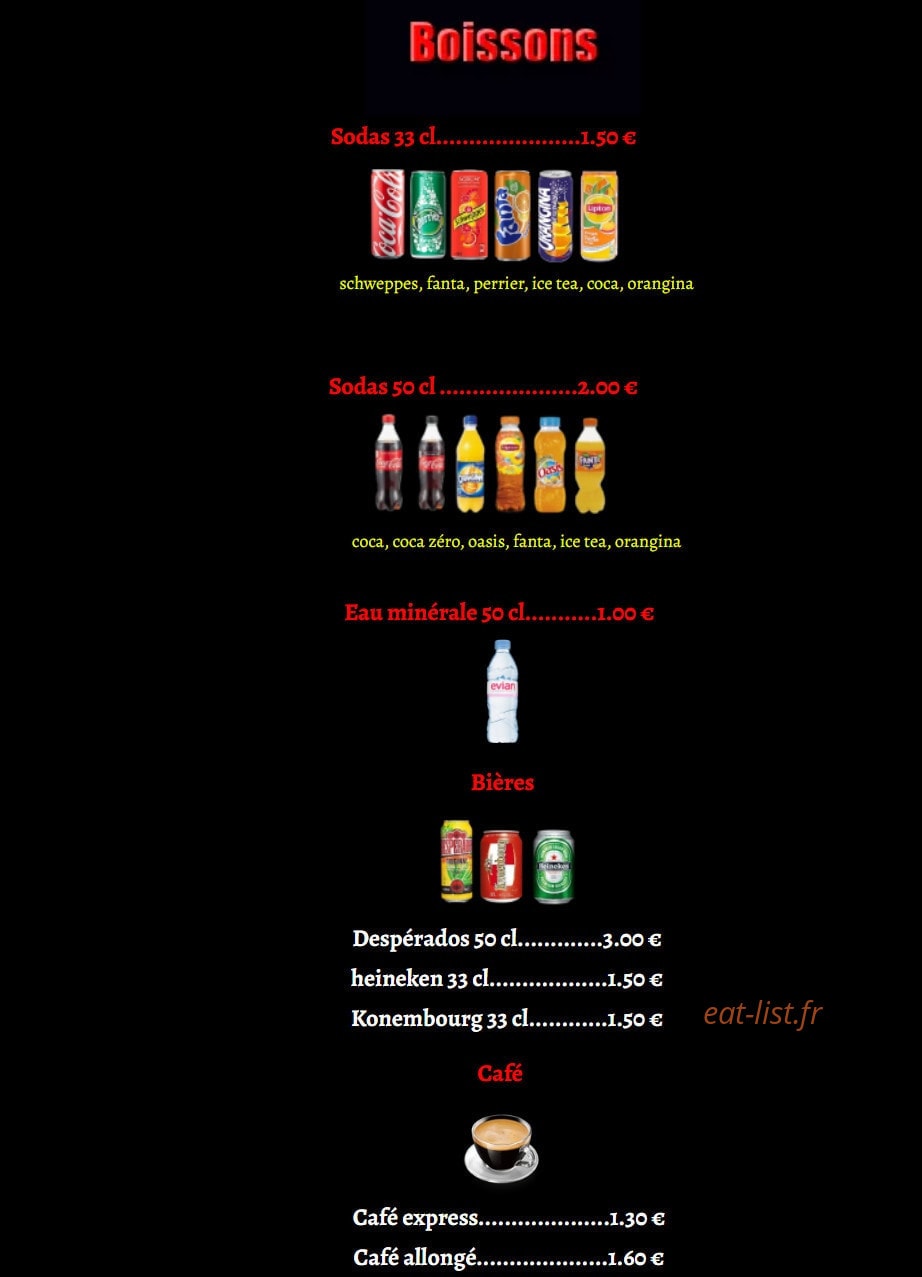 D.Pizzas — carte page 3