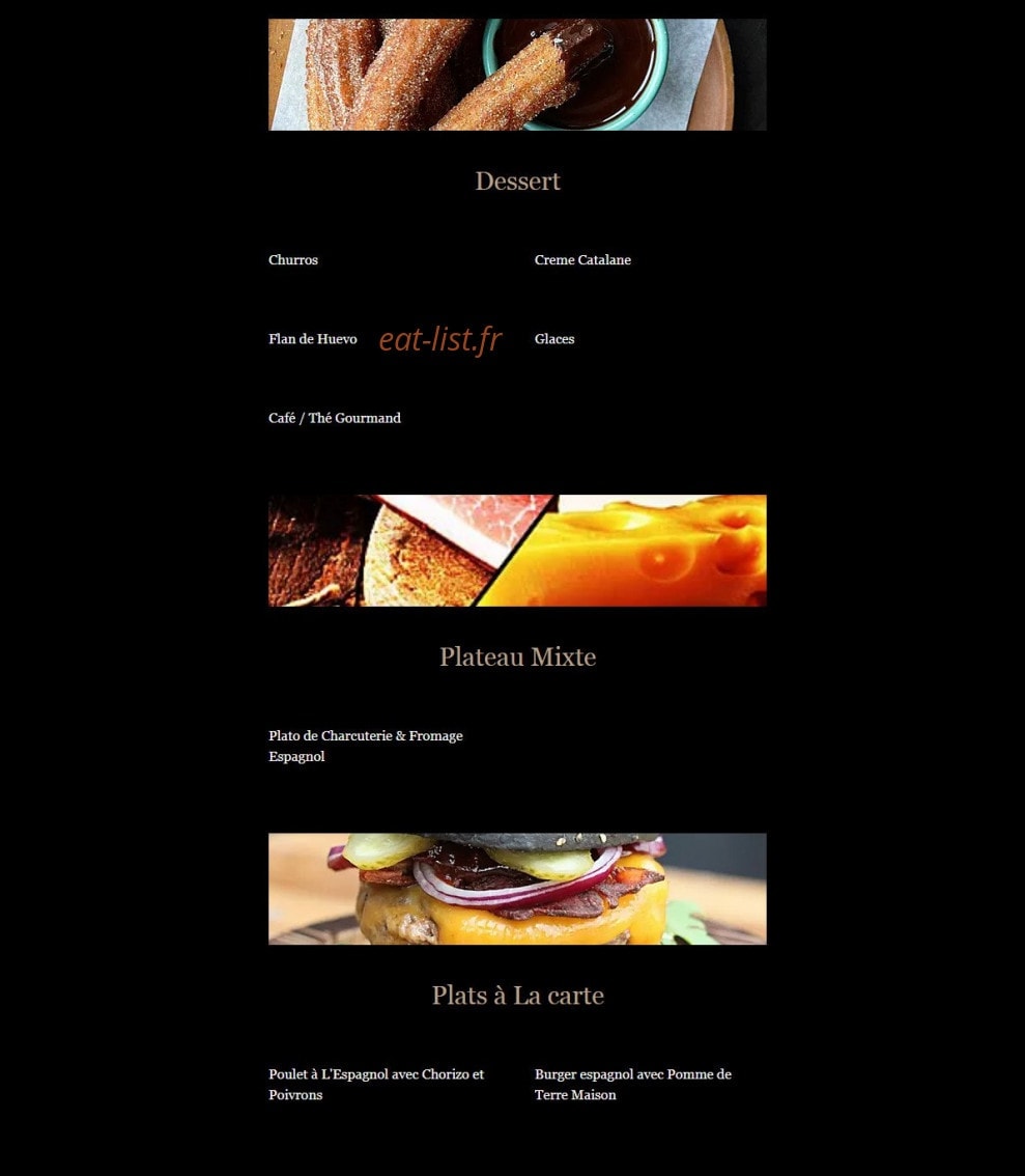 El Toro Aix — carte page 2