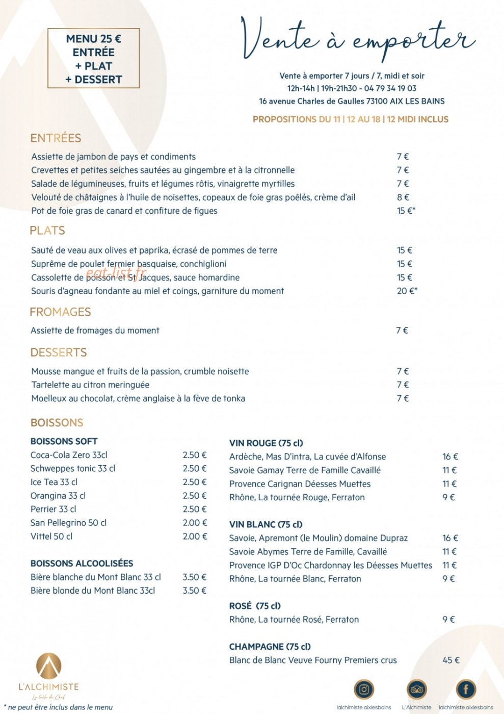 L'Alchimiste — carte page 2