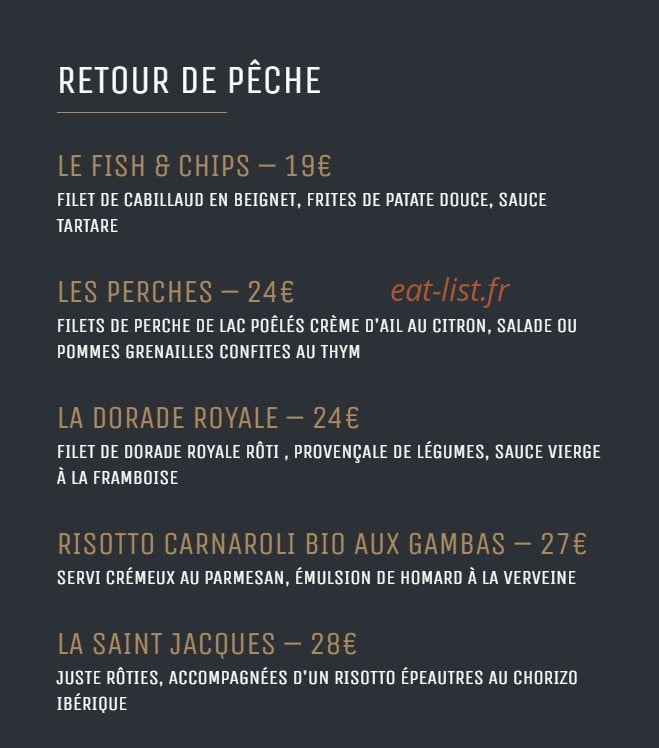 L'Aquarium — carte page 4
