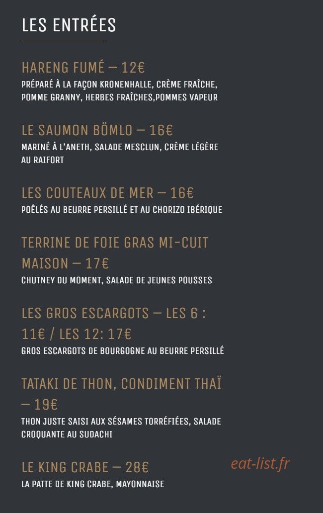 L'Aquarium — carte page 2