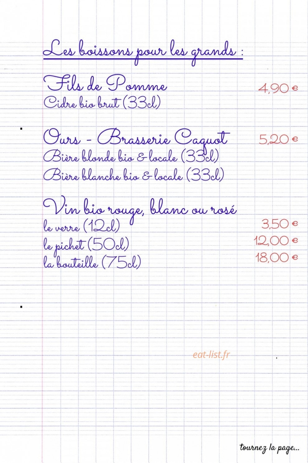 La balançoire — carte page 13