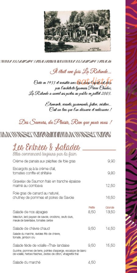 La rotonde — carte page 1