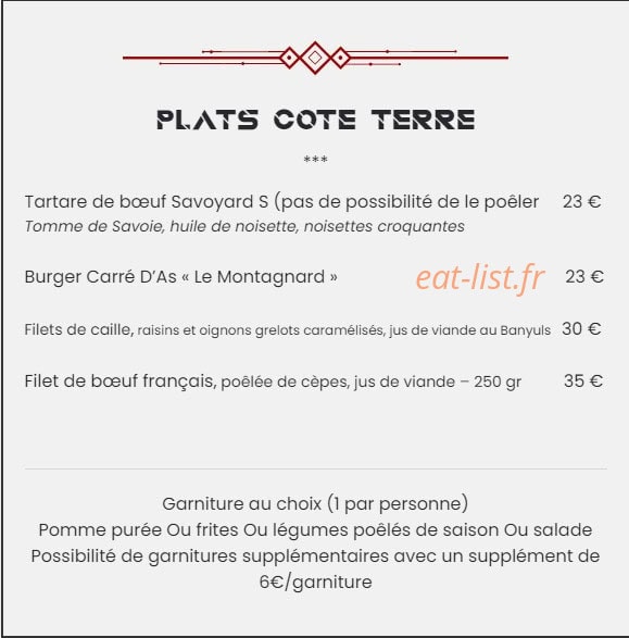 Le Carre d'As — carte page 4