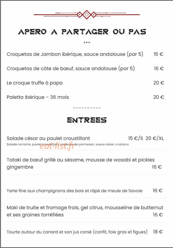 Le Carre d'As — carte page 1