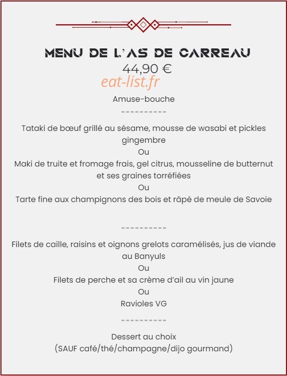 Le Carre d'As — carte page 7