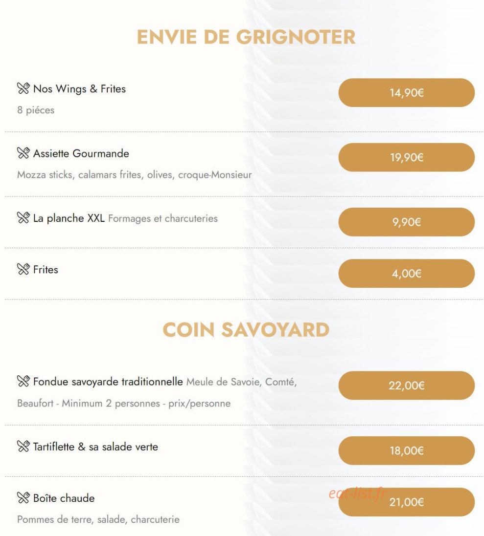Le davy’s — carte page 5