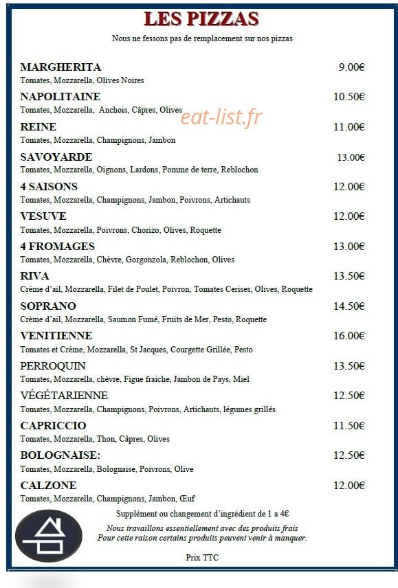 le riva — carte page 1