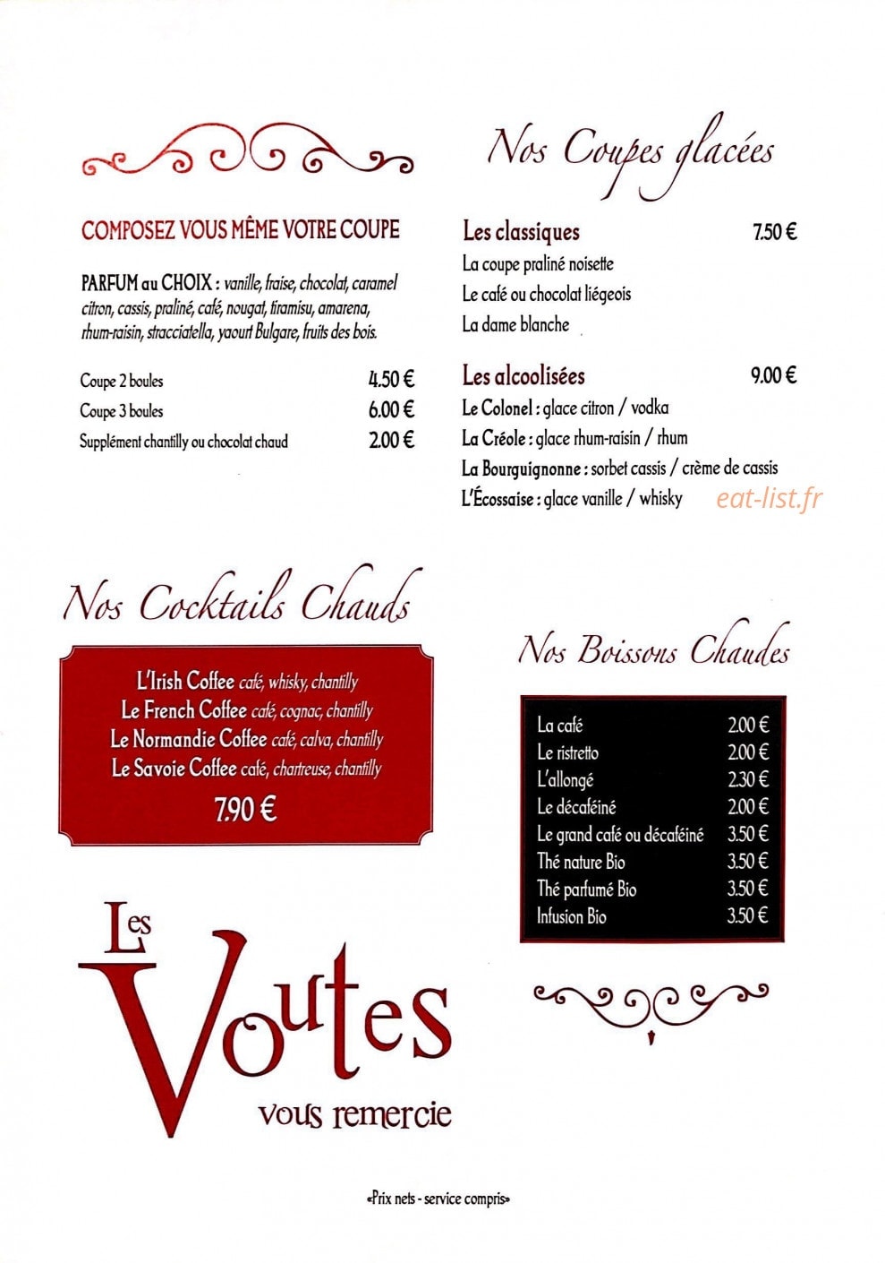 Les Voutes — carte page 7
