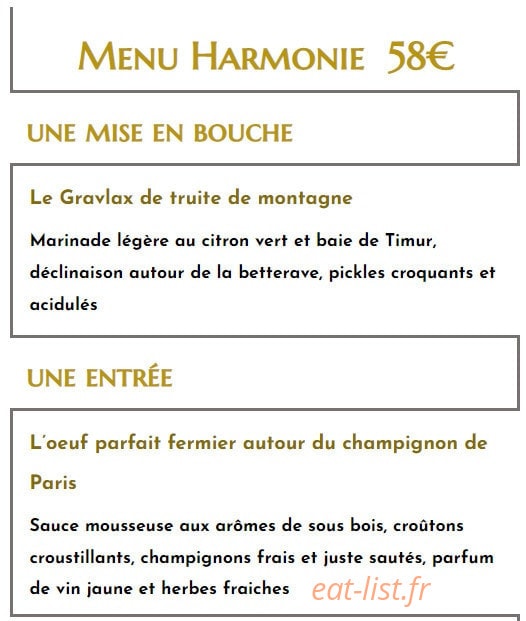 Mélodie Gourmande — carte page 6