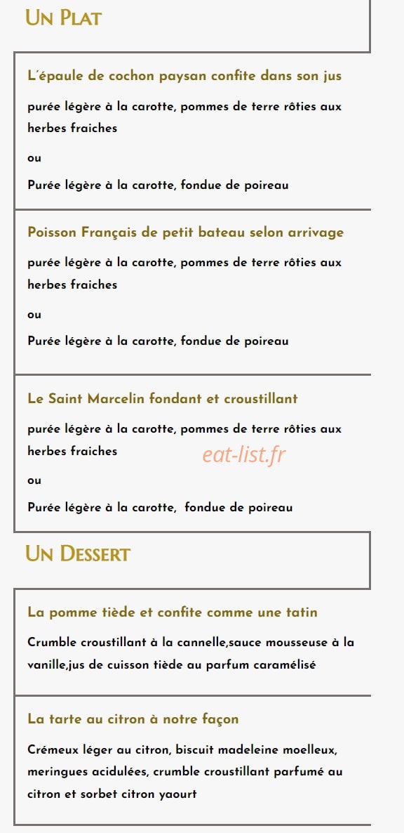 Mélodie Gourmande — carte page 3