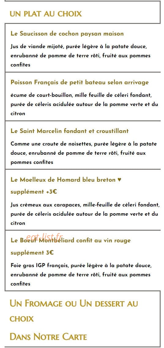 Mélodie Gourmande — carte page 5