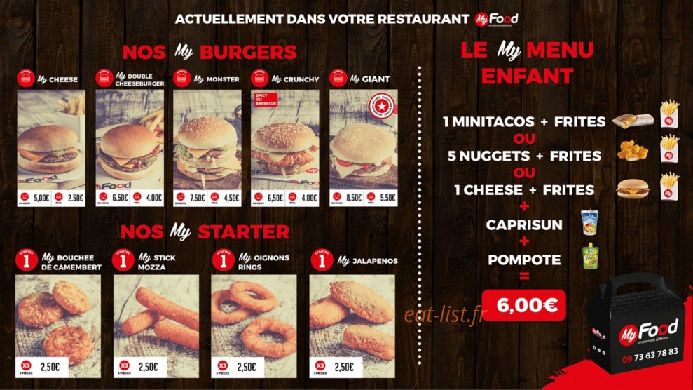 MyFood — carte page 1