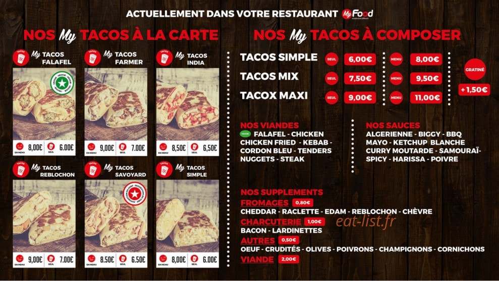 MyFood — carte page 2