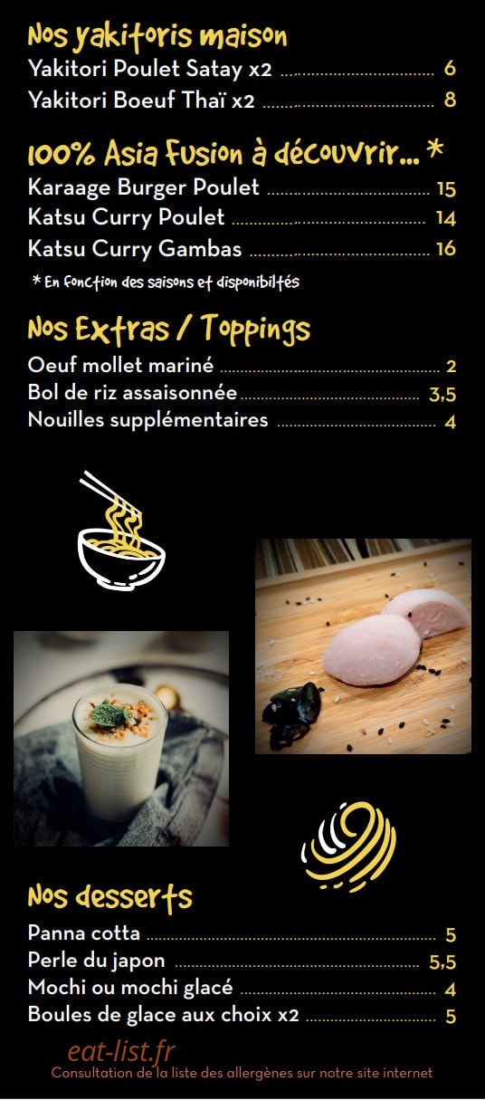 O'Kanjou — carte page 3