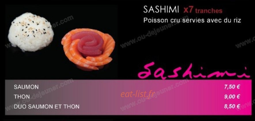 Okiddo sushi — carte page 5
