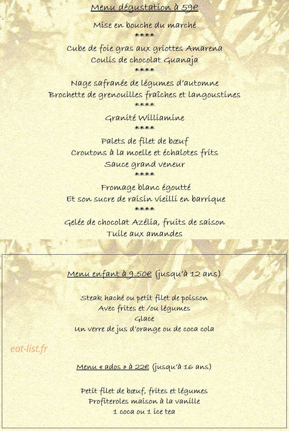 Les oliviers — carte page 5