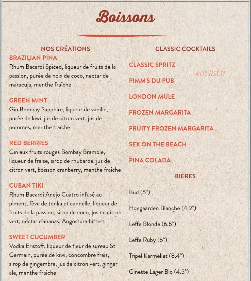 Au Bureau — carte page 8