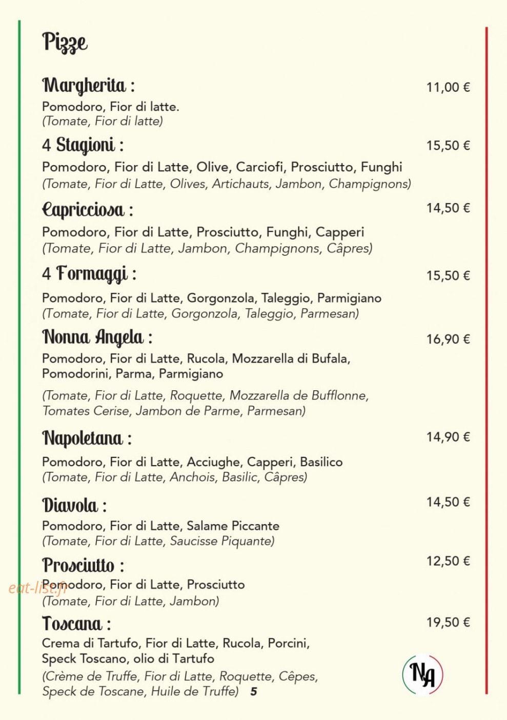 Nonna Angela — carte page 6