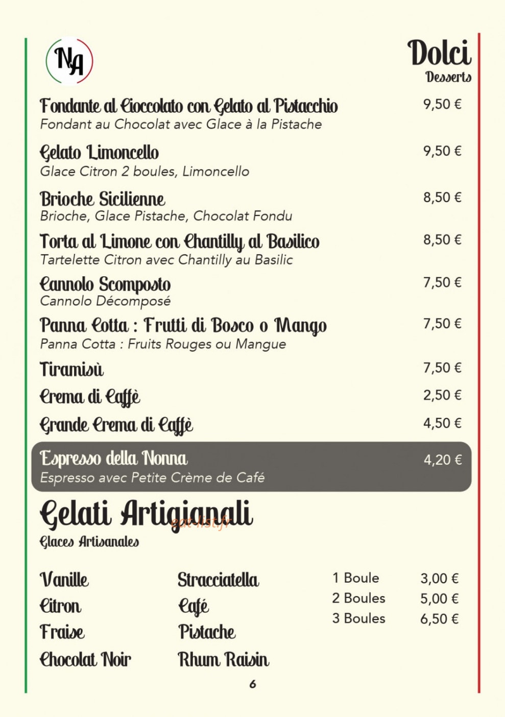 Nonna Angela — carte page 7