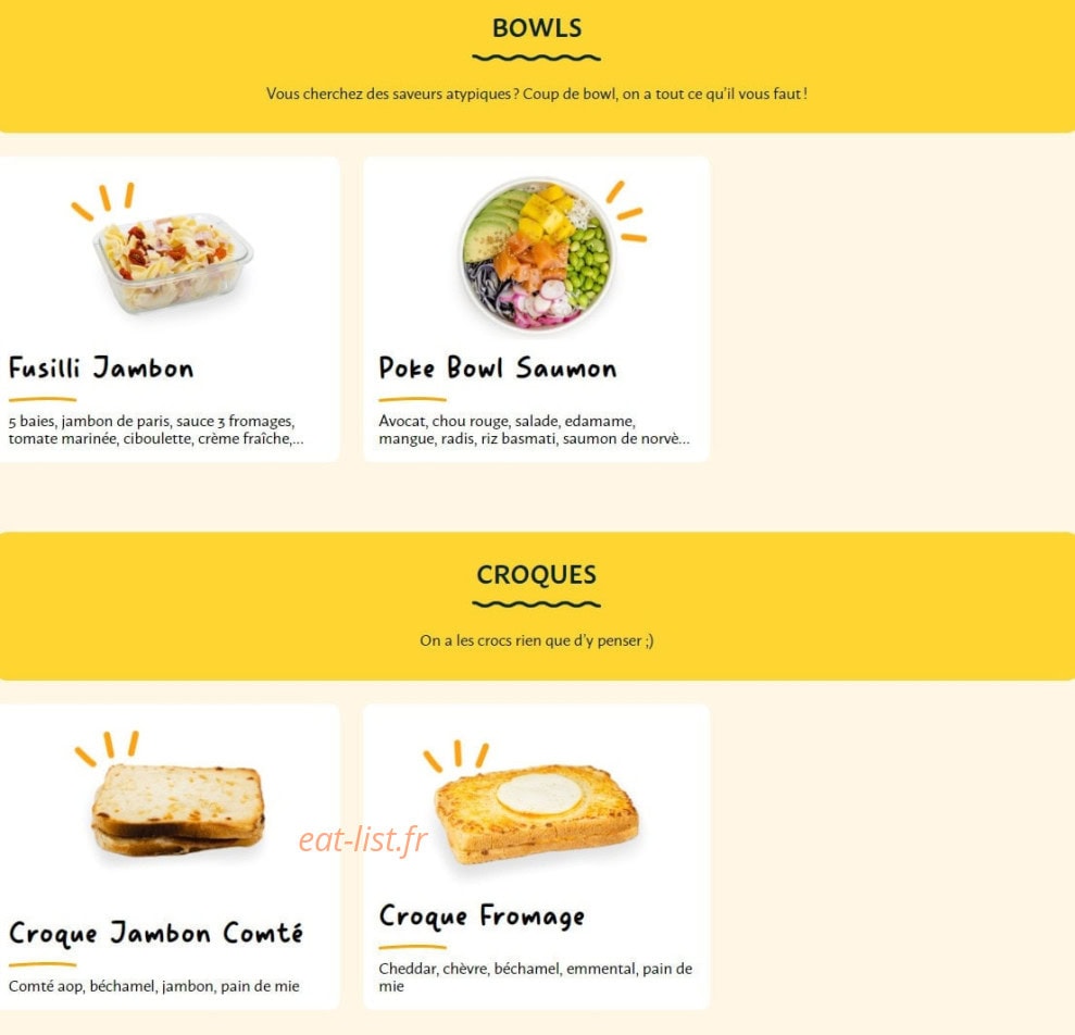La Croissanterie — carte page 5