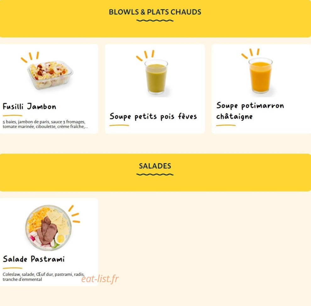La Croissanterie — carte page 1