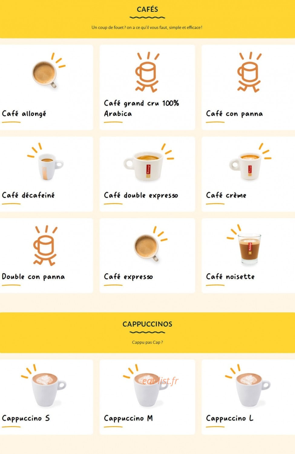 La Croissanterie — carte page 15