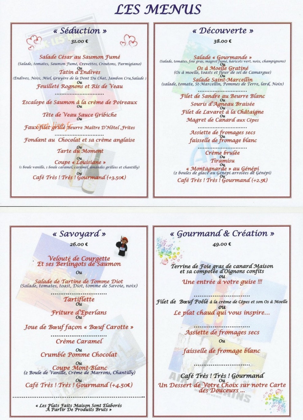 Le chalet du coucou — carte page 4