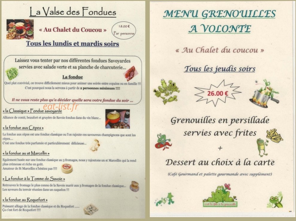 Le chalet du coucou — carte page 5