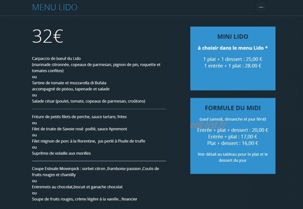 Lido Plage — carte page 2