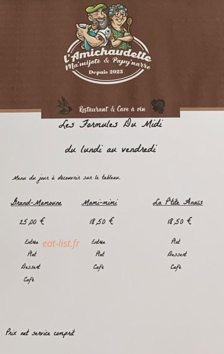 L' amichaudette — carte page 4