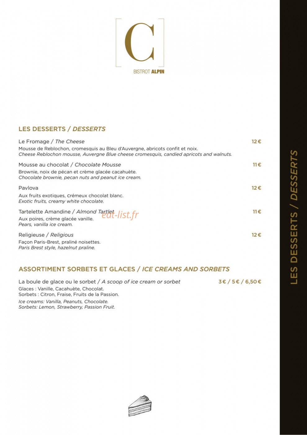 Bistrot Le C — carte page 5