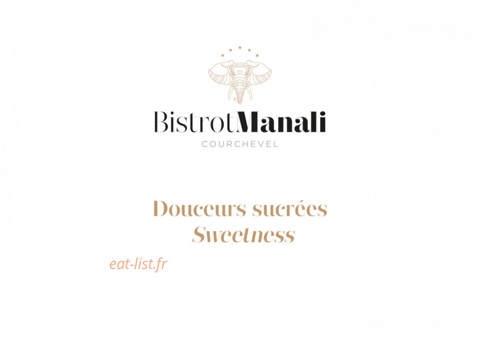 Bistrot Manali — carte page 12