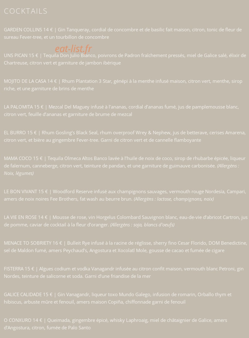 Copiña — carte page 5