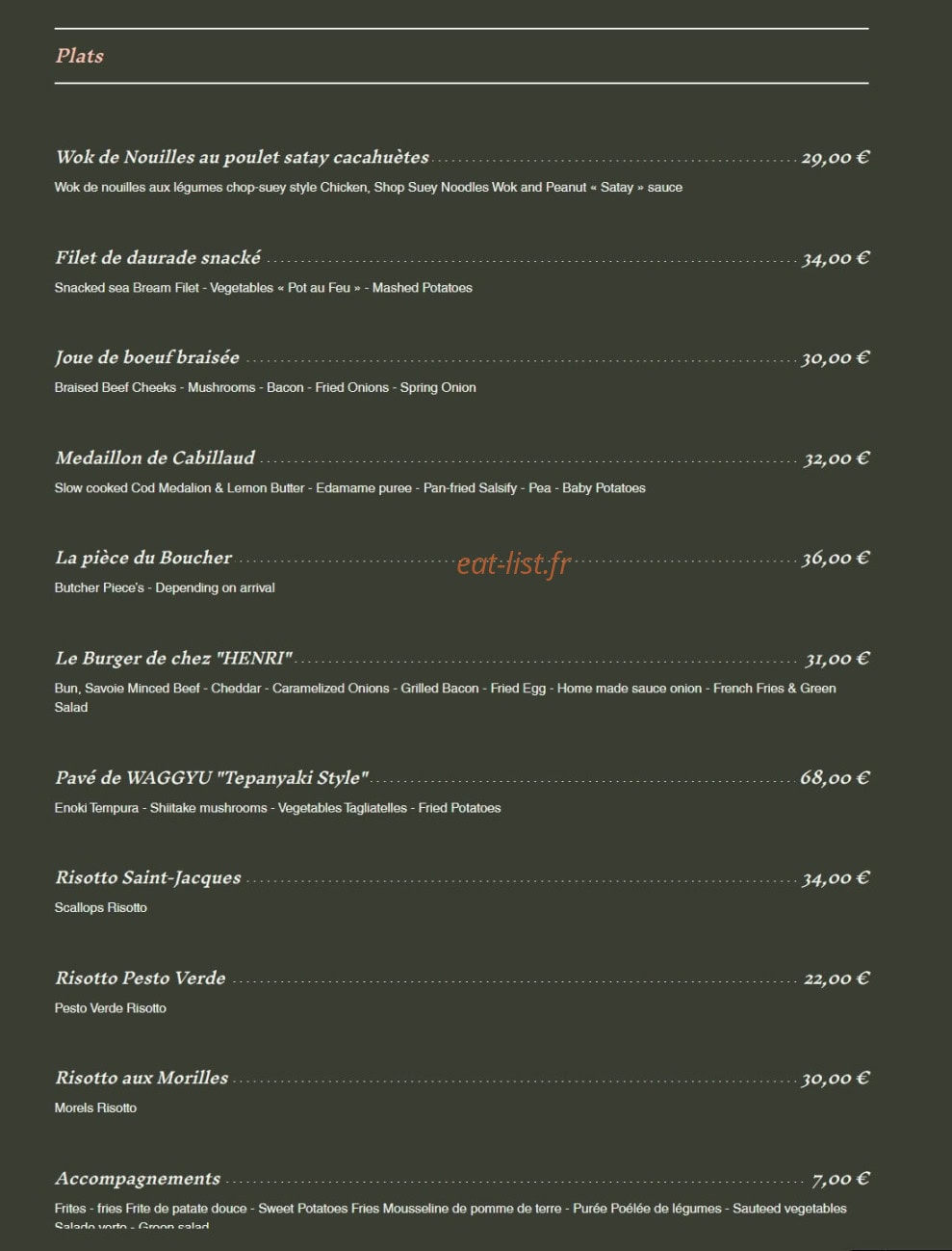 Henri — carte page 3