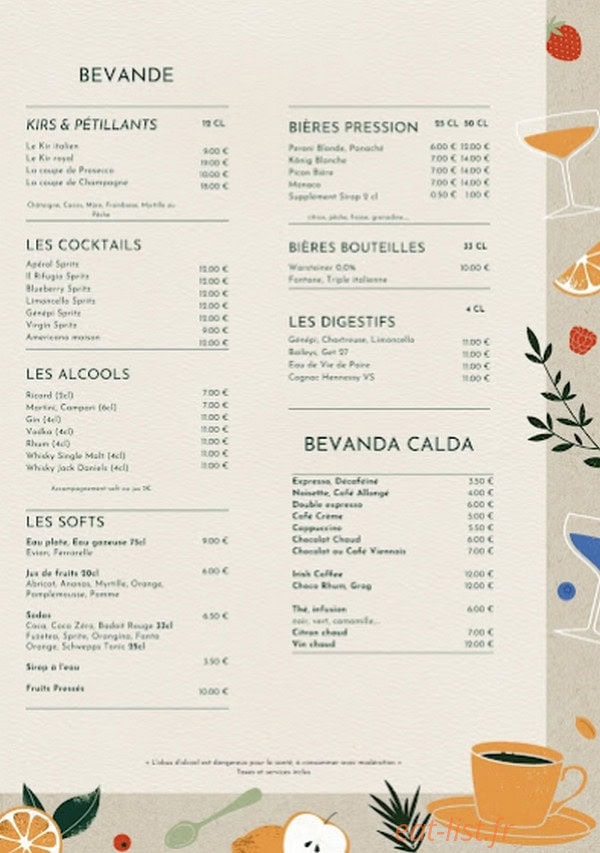 Il Rifugio — carte page 5