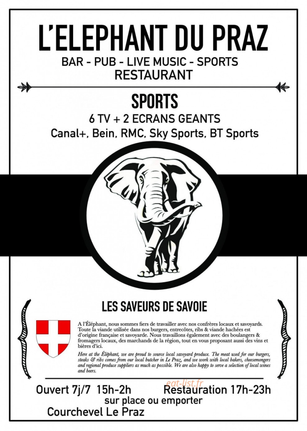 L'Elephant — carte page 1