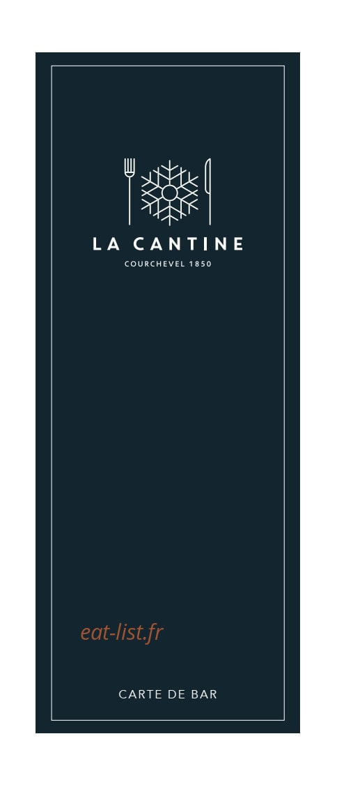 La Cantine — carte page 9