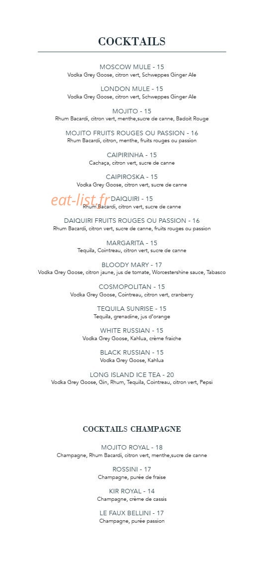 La Cantine — carte page 13
