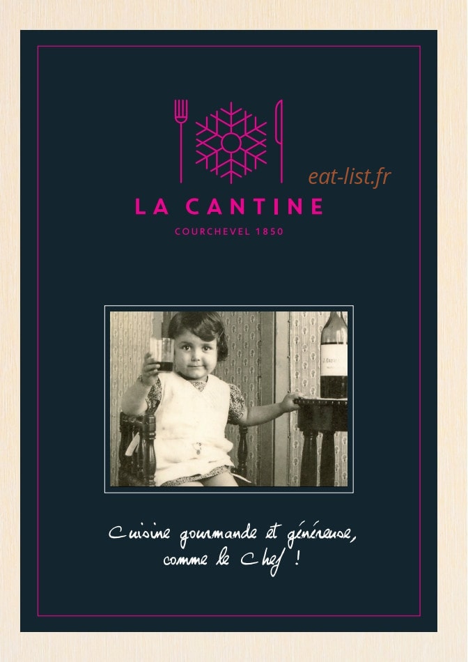 La Cantine — carte page 5