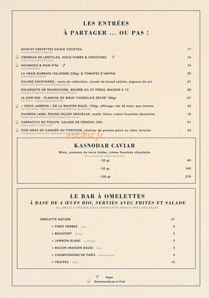 La Cantine — carte page 3
