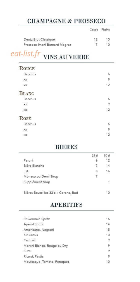 La Cantine — carte page 10