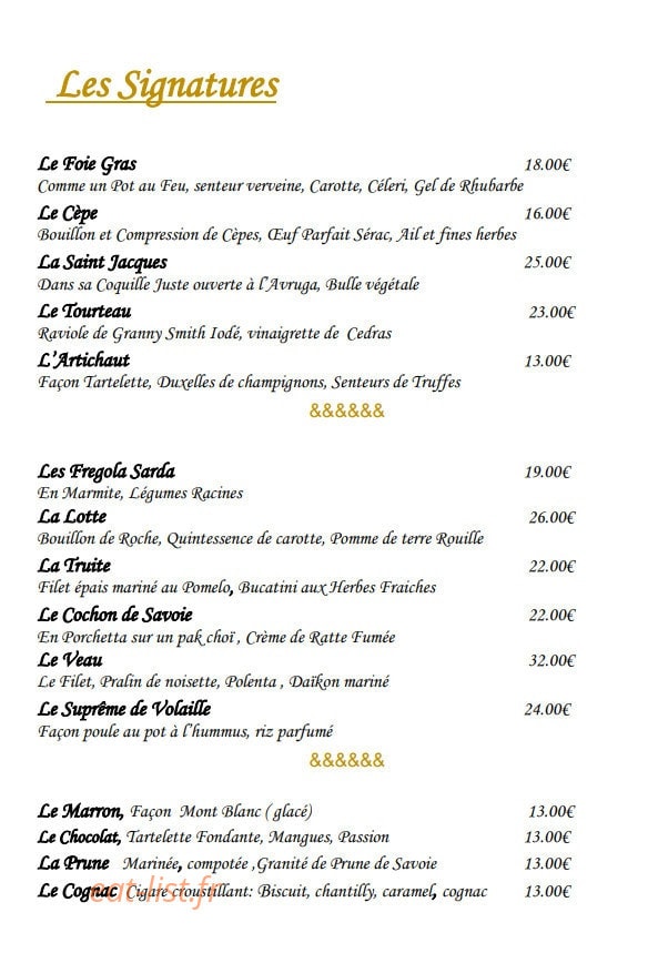 La Table de mon Grand — carte page 4