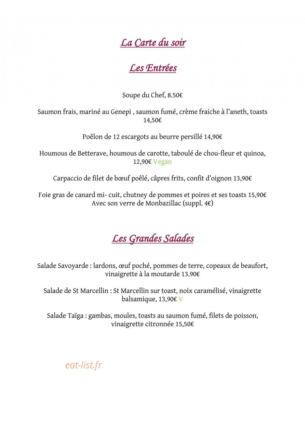 La Taiga — carte page 1