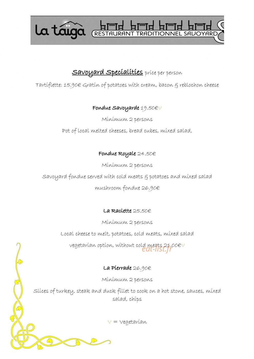 La Taiga — carte page 11